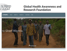 Tablet Screenshot of gharf-nigeria.org